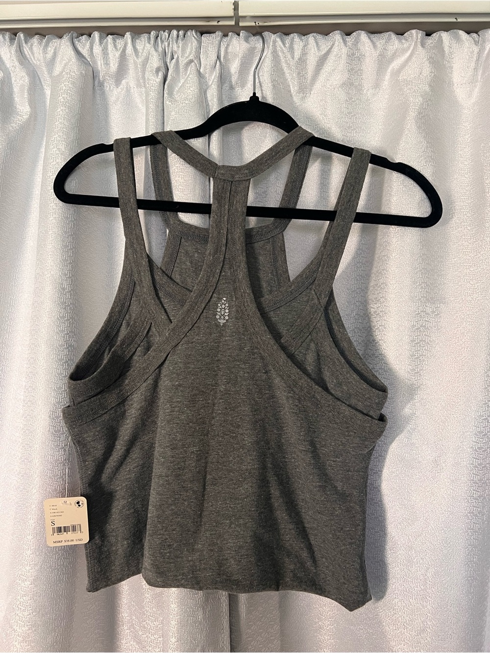 FP Movement by Free People Charcoal Gray Racerback Tank - Picture 2 of 4